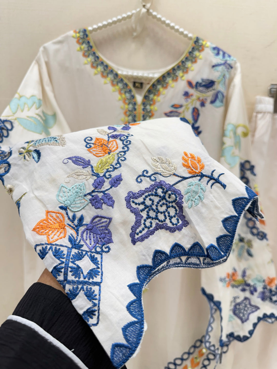 Pakistani Long Cutwork Suits