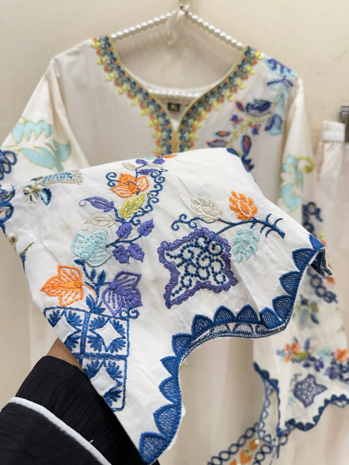 Pakistani Long Cutwork Suits