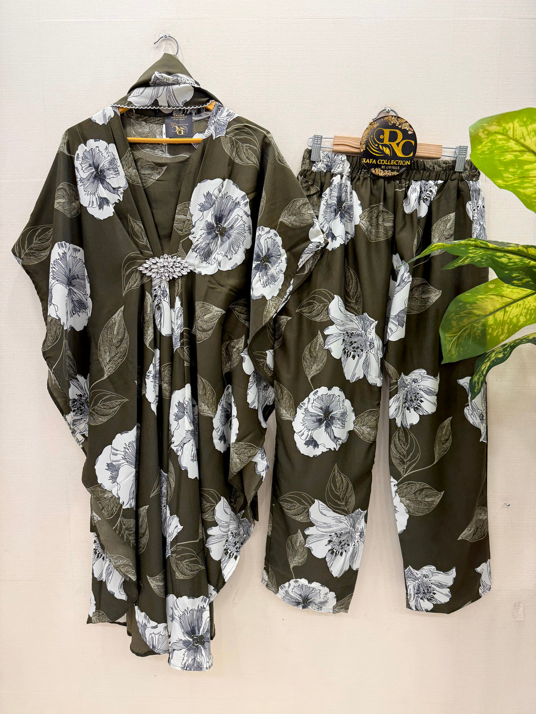 Imported Long kaftan Co-ord sets 2871