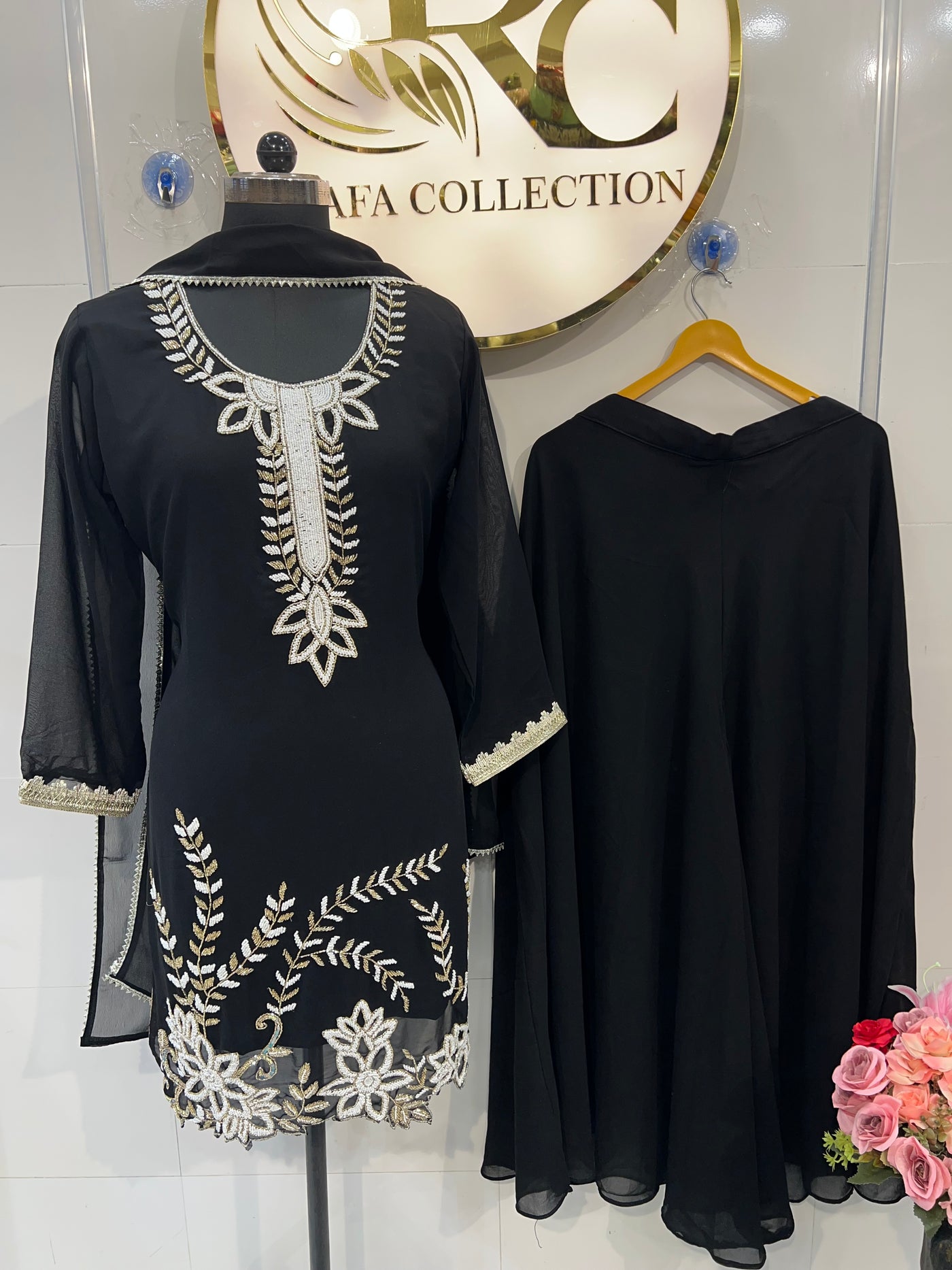 Georgette Plazzo Suit✨1509