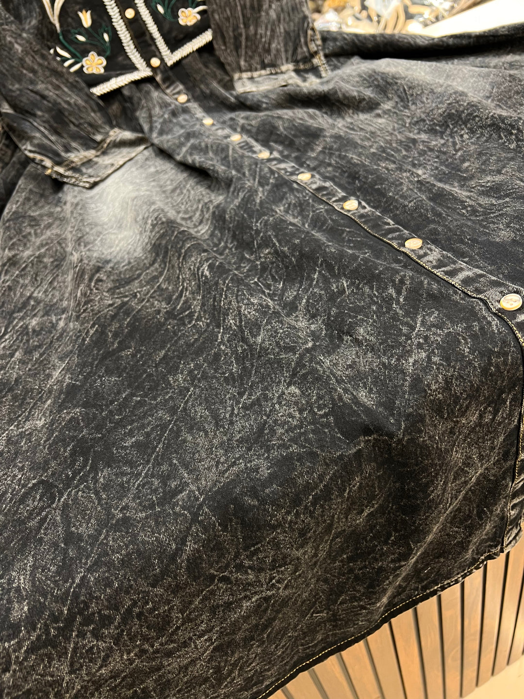 Denim Long gown 2755