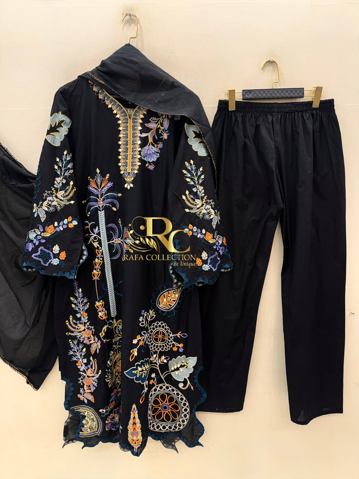 Pakistani Long Cutwork Suits