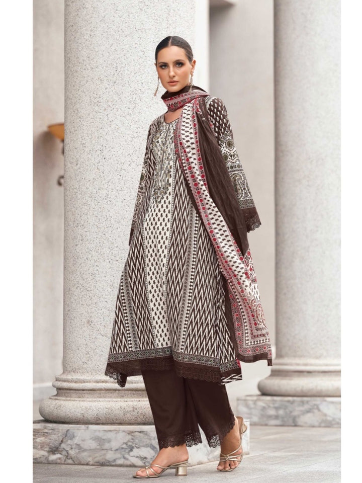 The hermitage cotton embroided suits