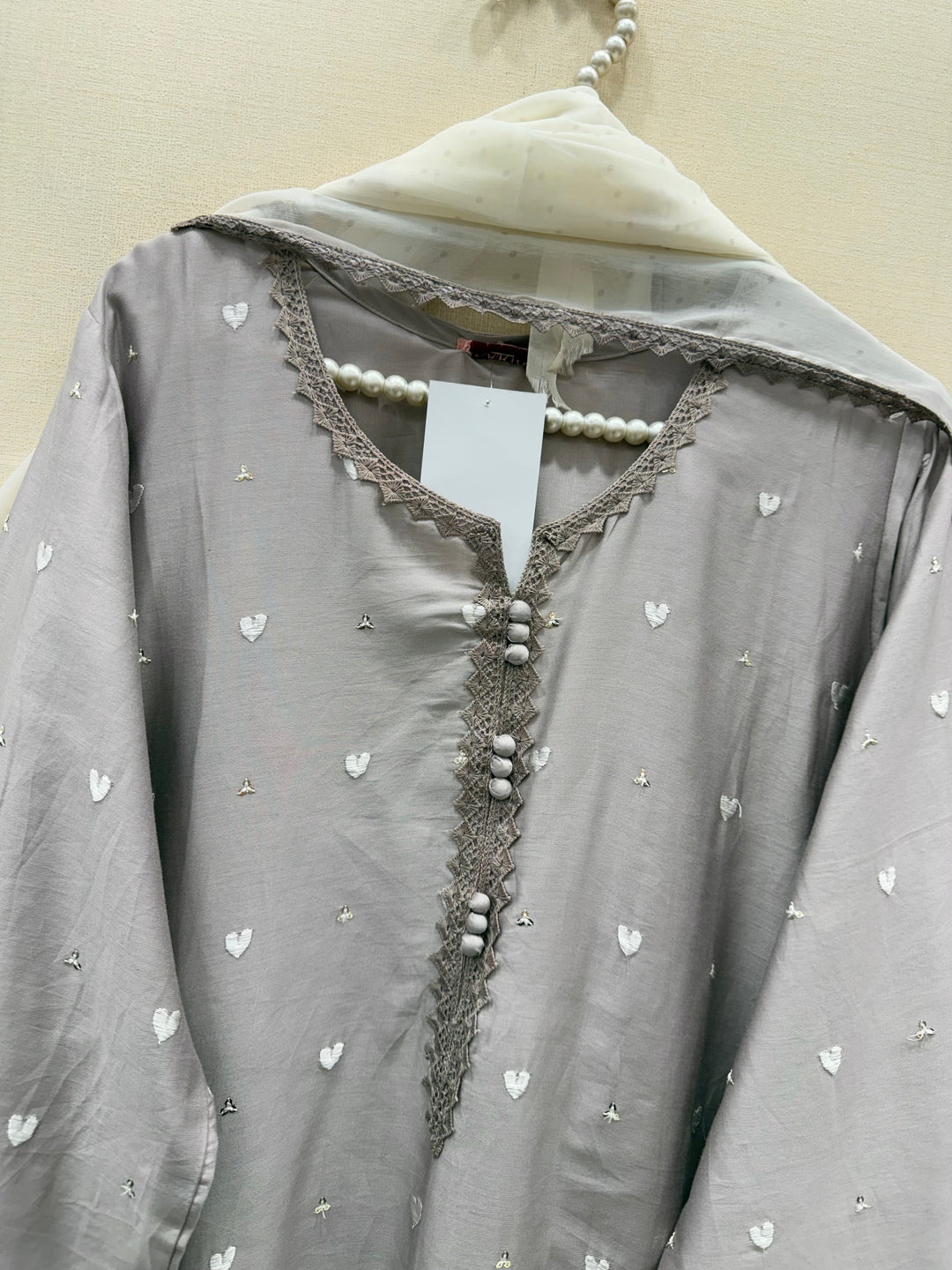 Embroidered Farshi salwar suits