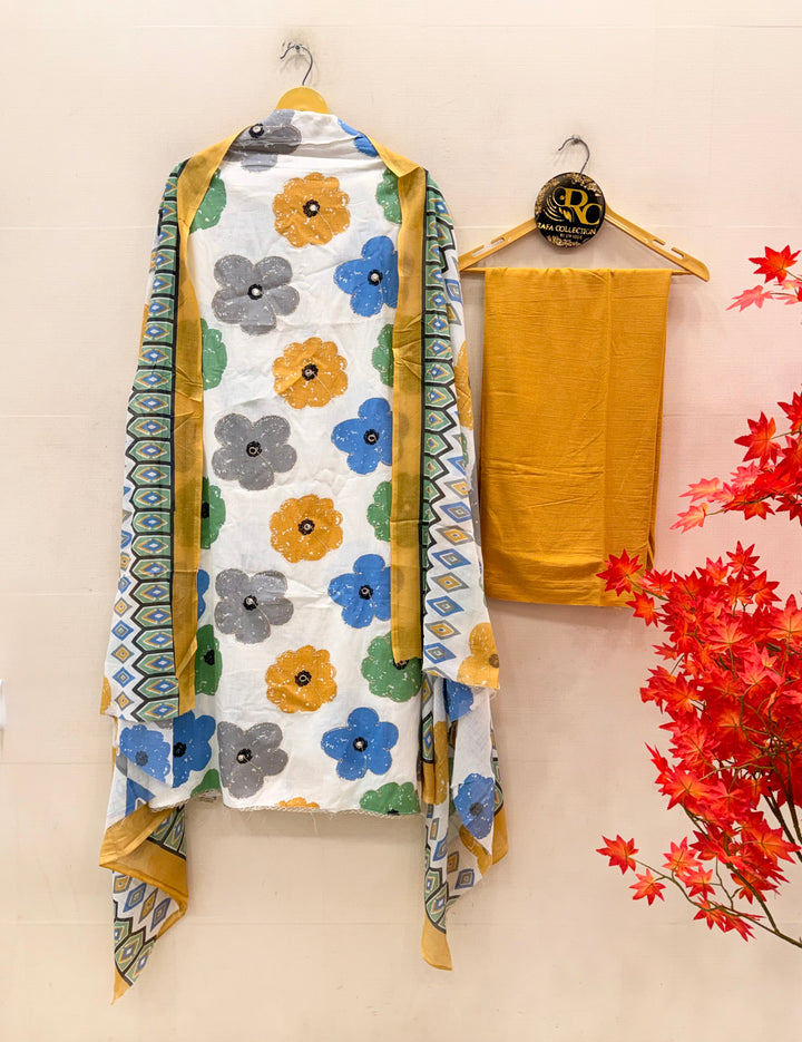 Cotton unstitched Suit’s