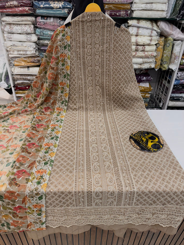 Georgette Unstich Suit
