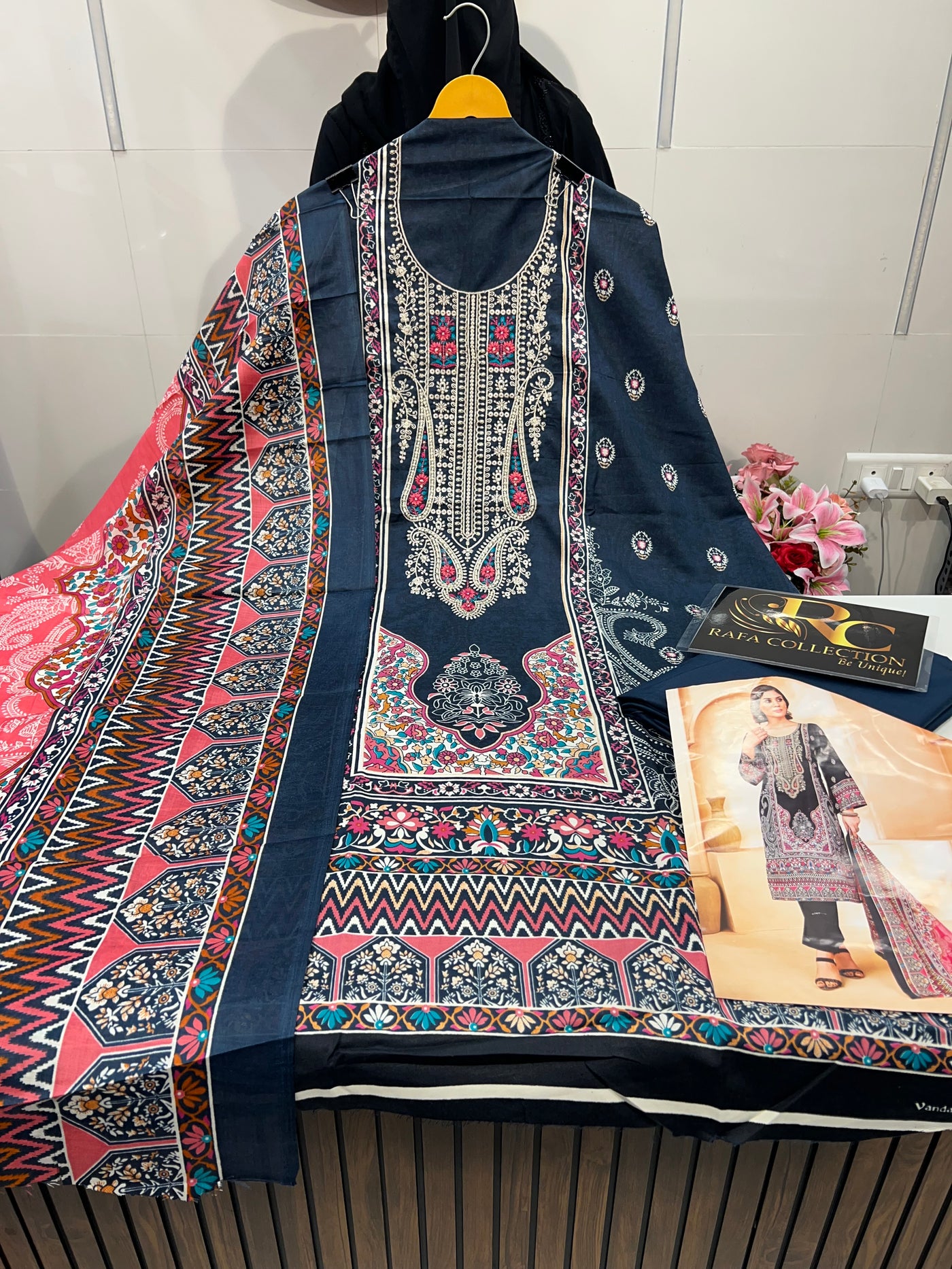 Semi Cotton embroided suit 1898