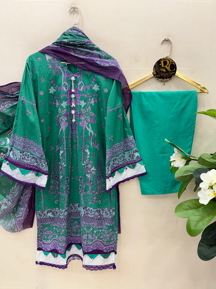 Cotton printed suits