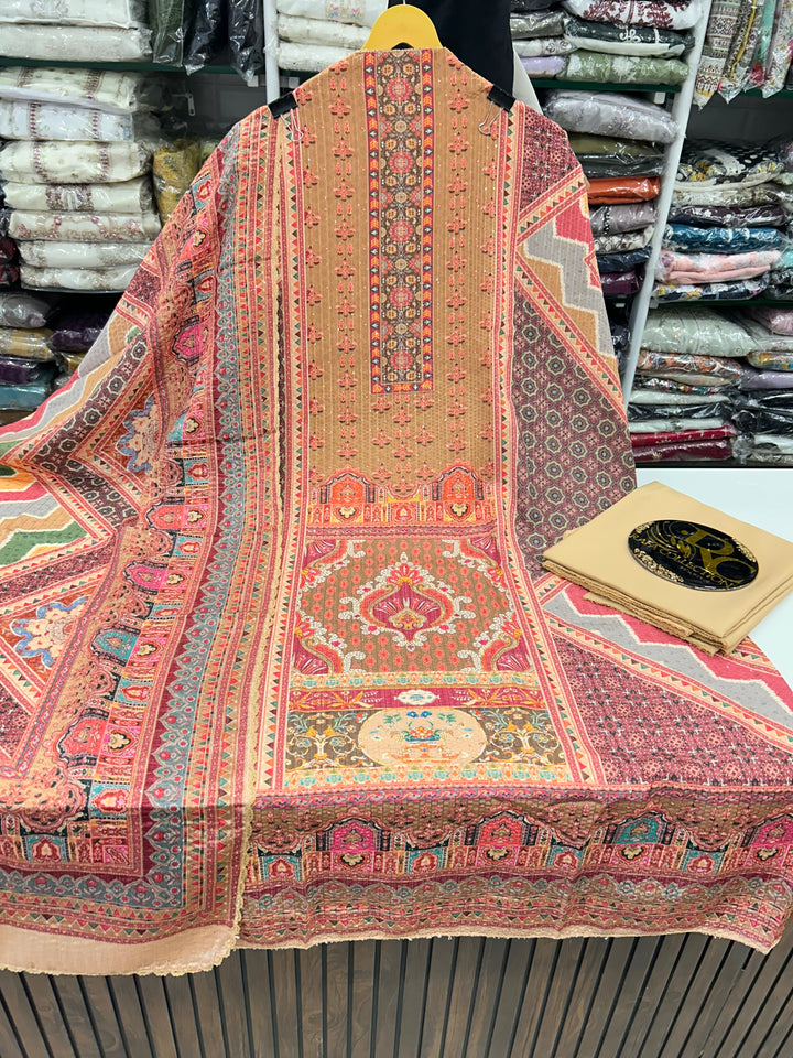 MULTI COLOUR UNSTICH SUIT