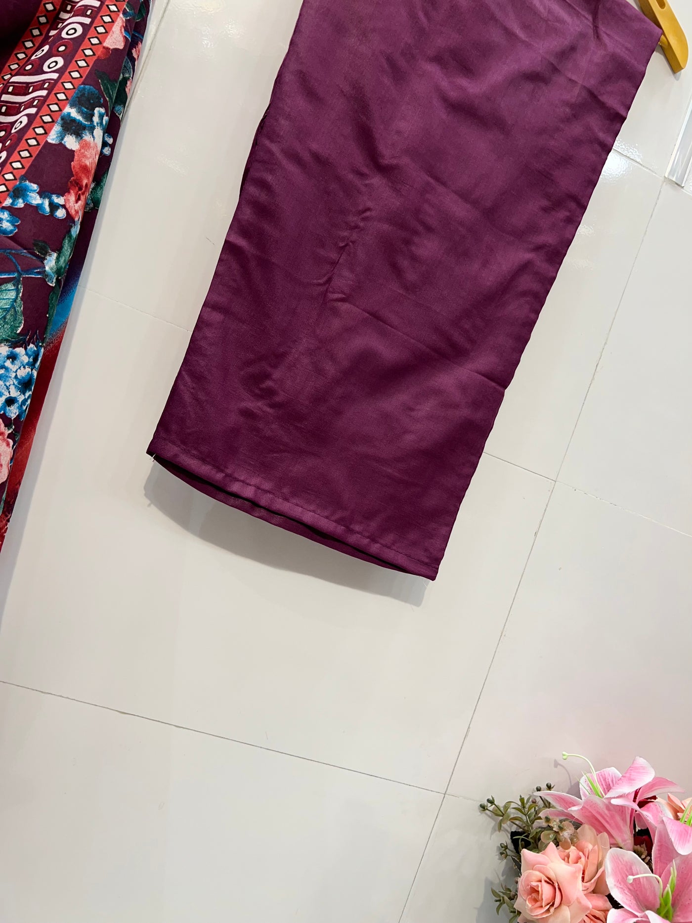 Semi Cotton Patch Work Suits 2346