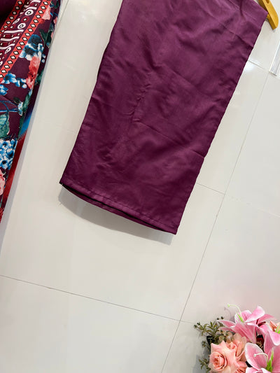 Semi Cotton Patch Work Suits 2346