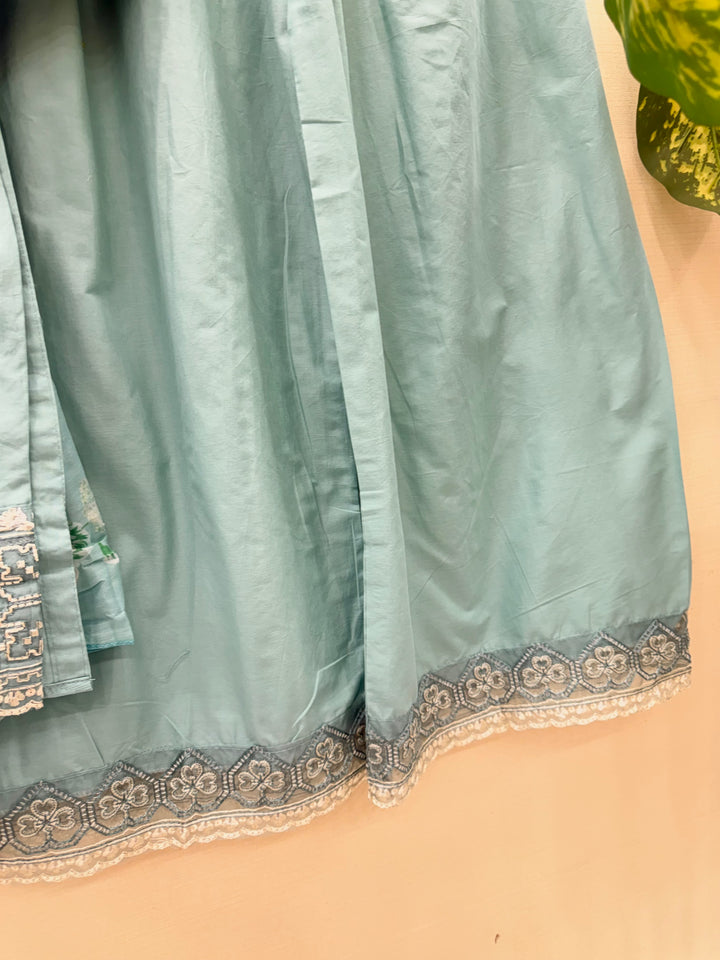 Cotton embroidered suits