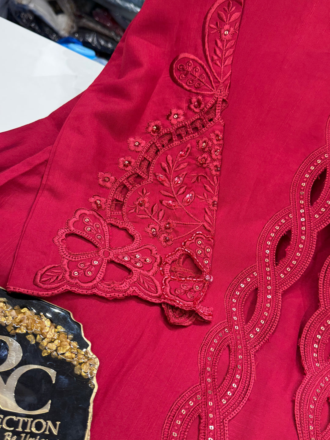 Premium cutwork suit