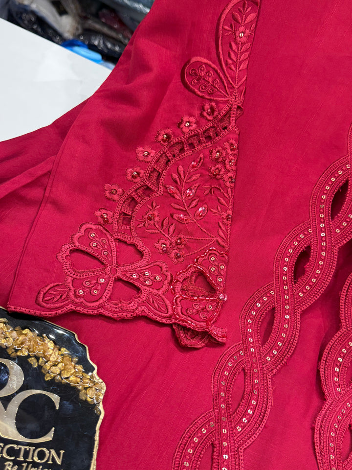 Premium cutwork suit