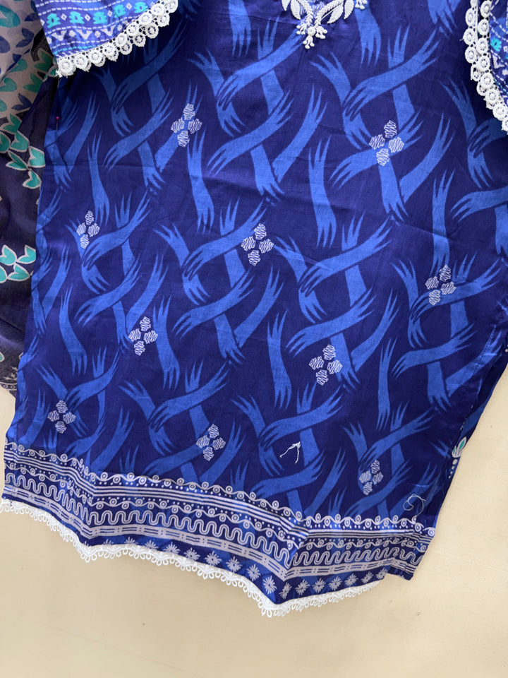 Cotton lakhnawi ready to wear suits