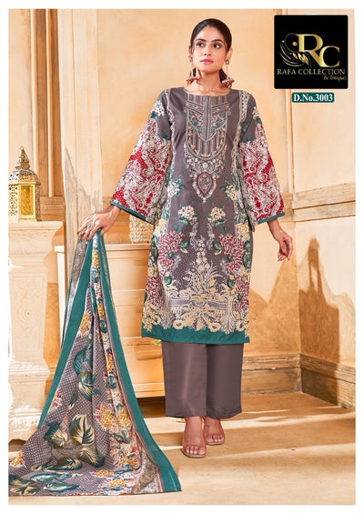 Semi Cotton embroided suit 1541