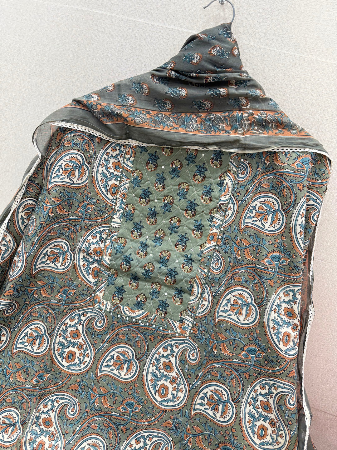 Cotton printed unstitch suits