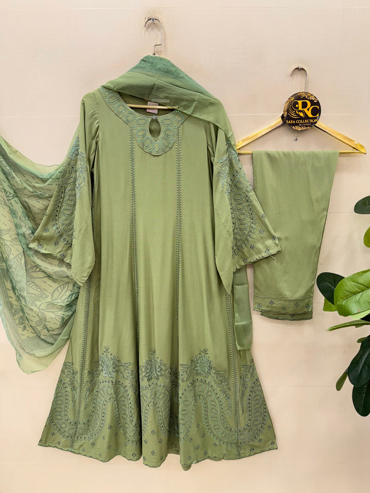 Premium cutwork long suits