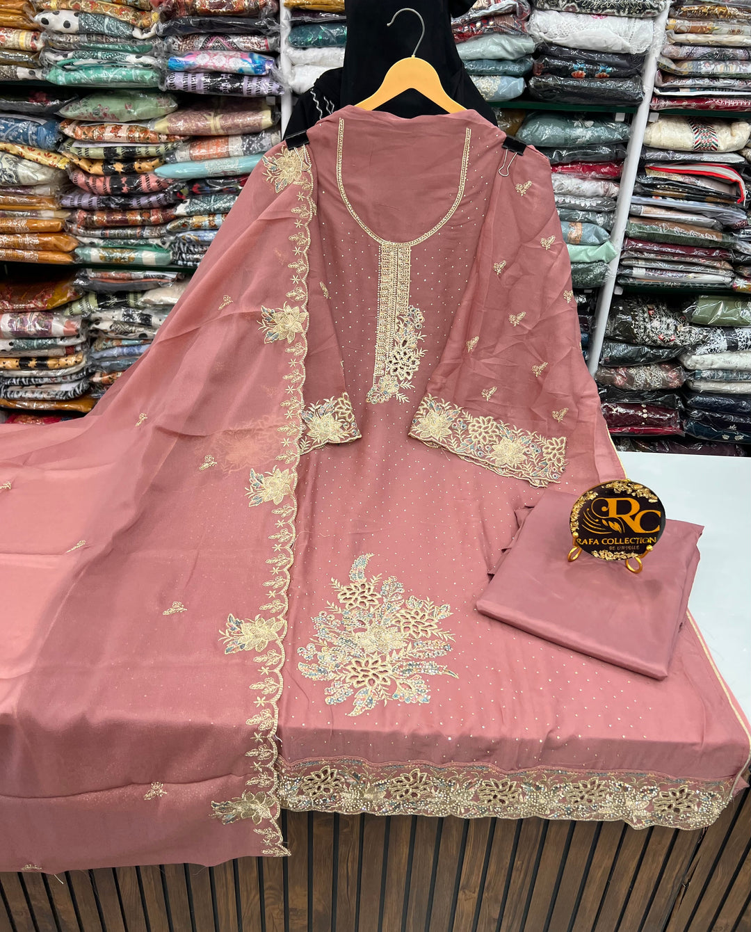 Georgette unstitched suit 2754