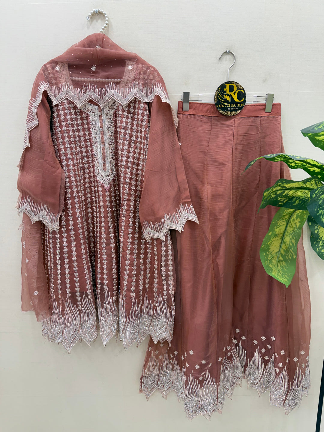 Party wear embroidered suits