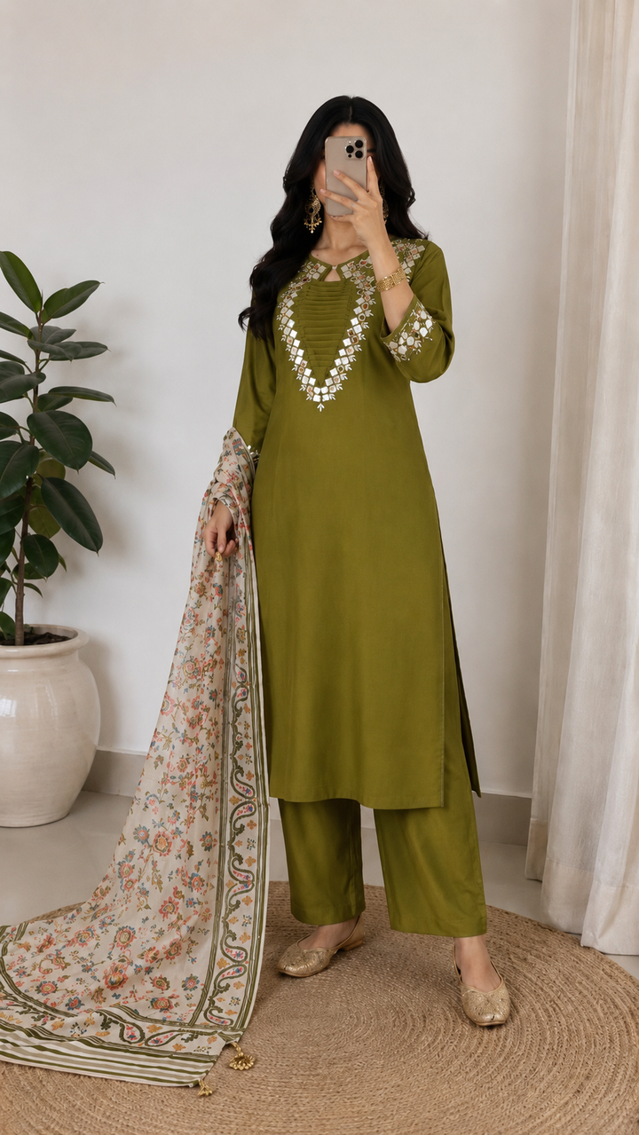 Shimmer viral mirror suits