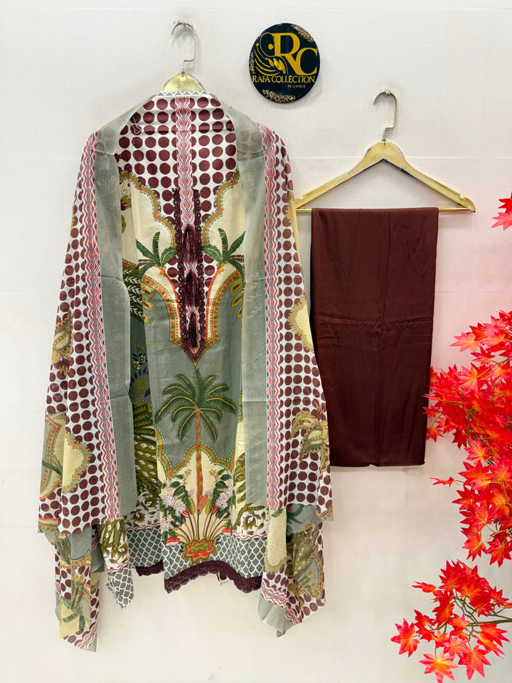 Cotton unstitched suits