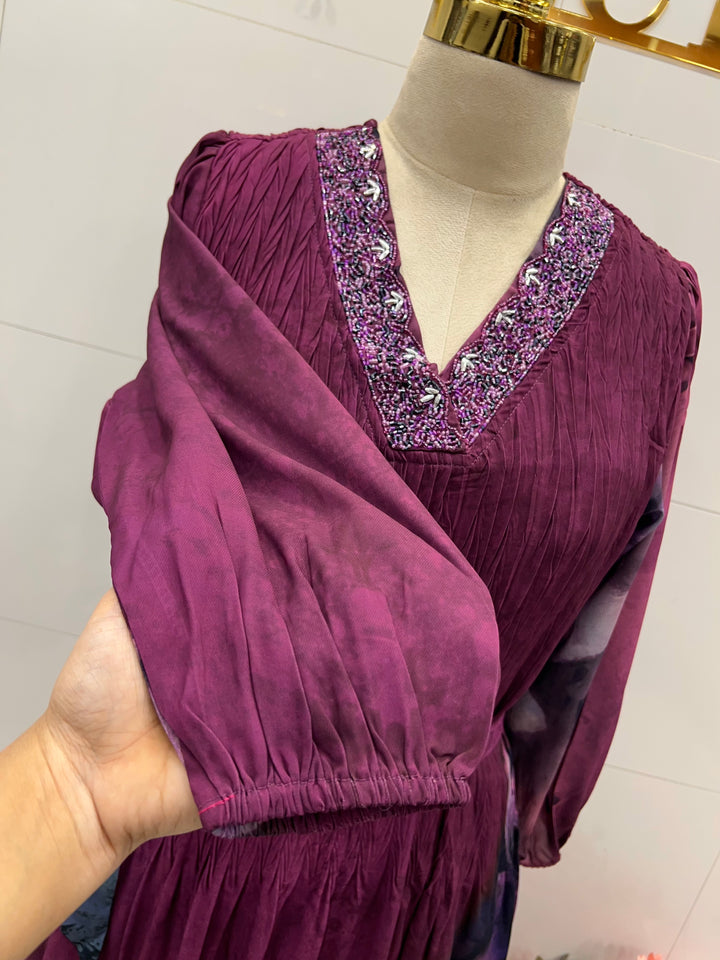 Imported crush gowns 2805