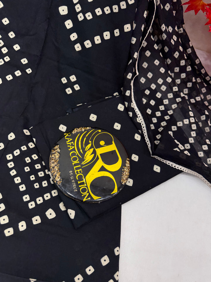Cotton printed unstitch suits