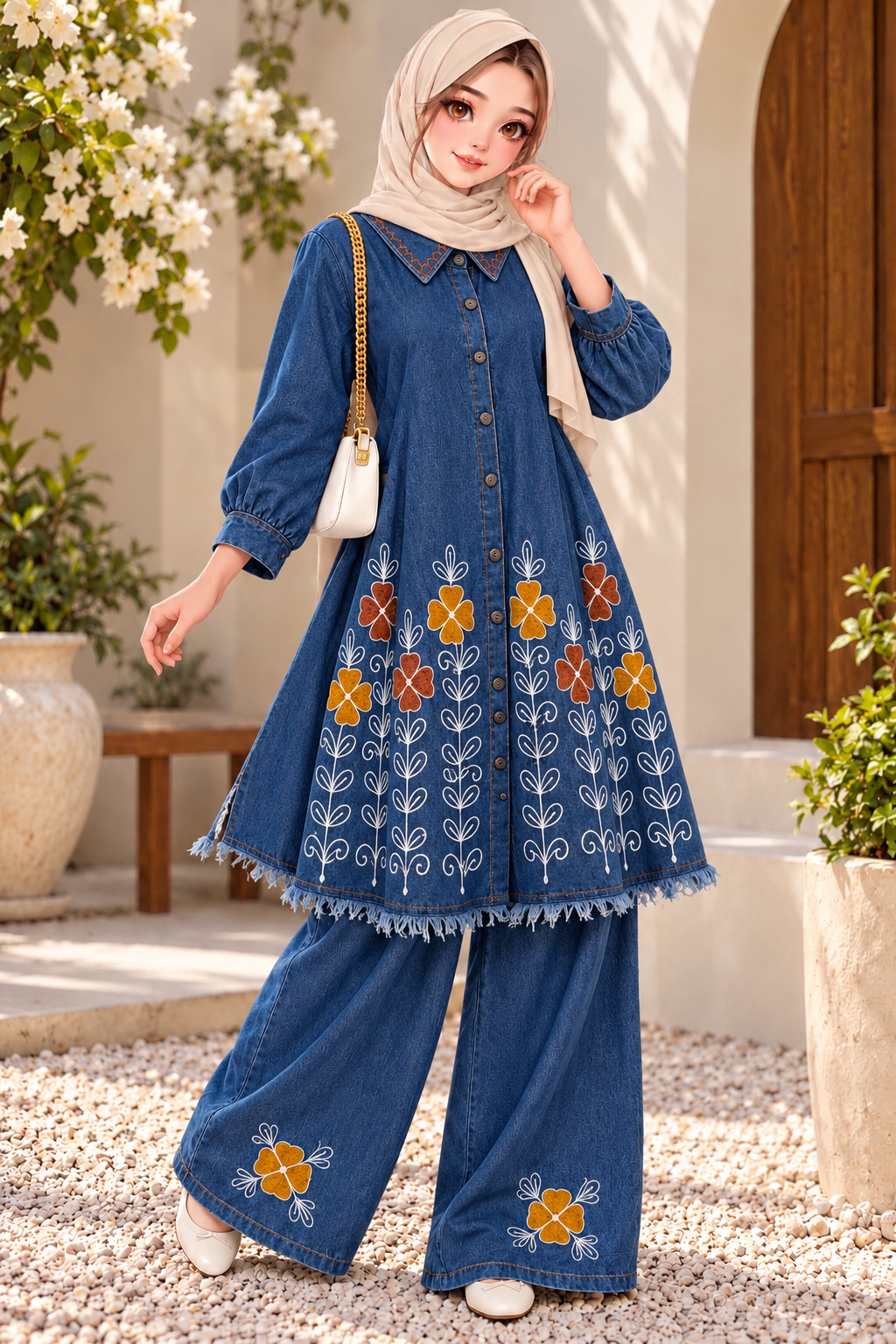 Denim co-ord sets
