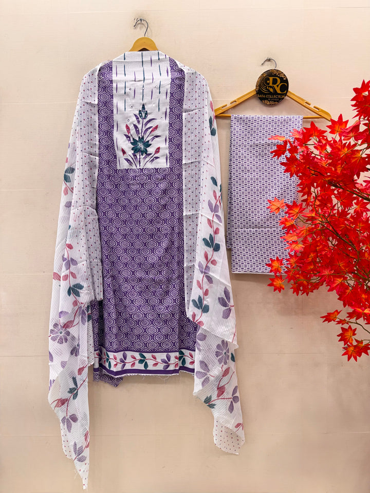 Cotton Unstitched Suits