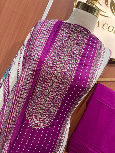 Muslin Unstitched suits 2544