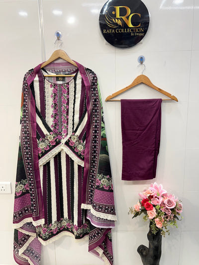 Azaa edition lawn suits 2662