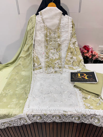 Cotton Handwork Suit 67270