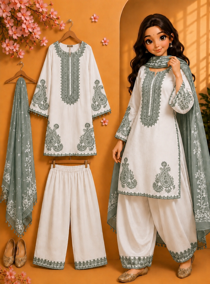 Shimmer Organza suits