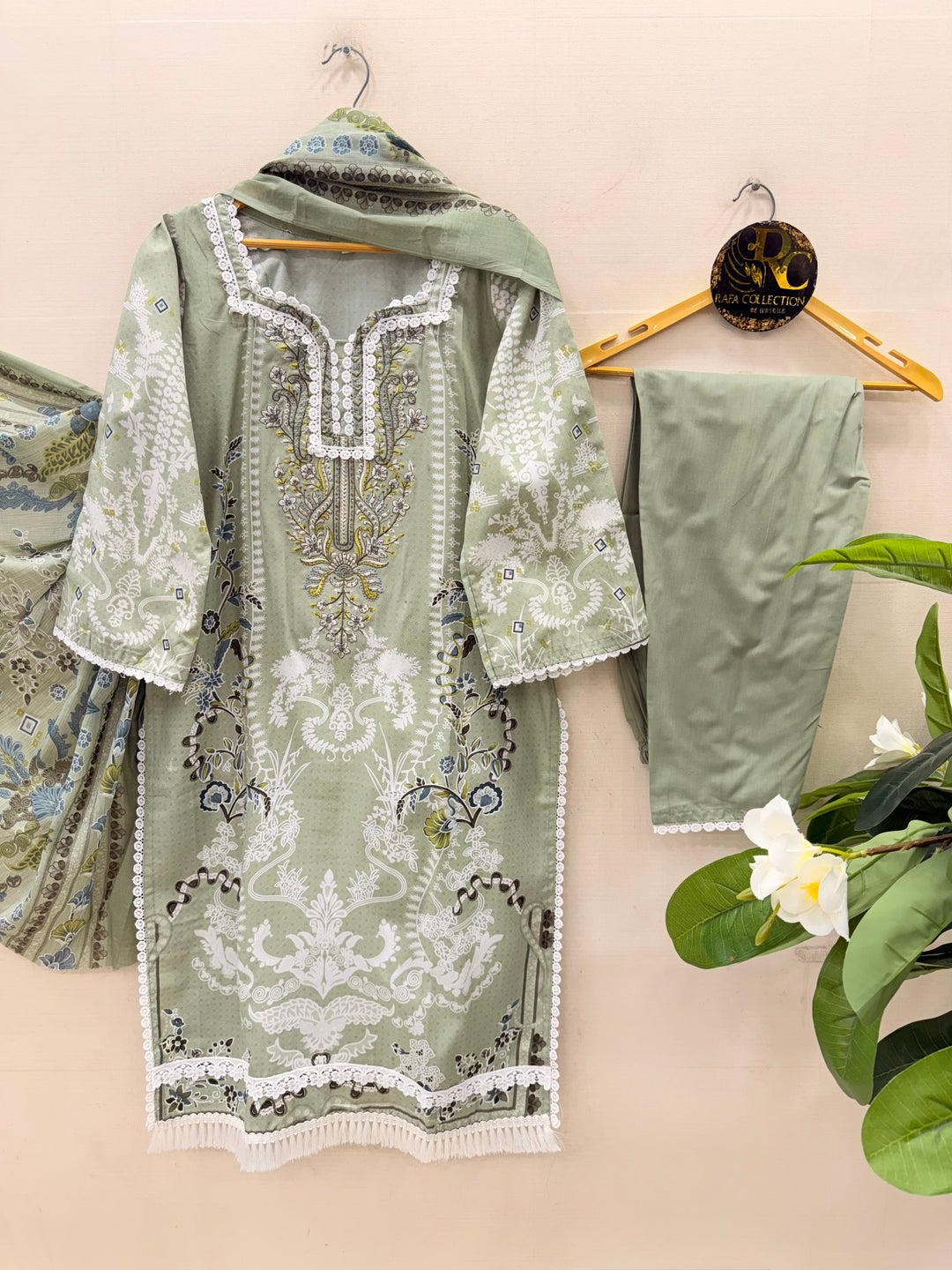 Semi Cotton Ready To Wear Suits