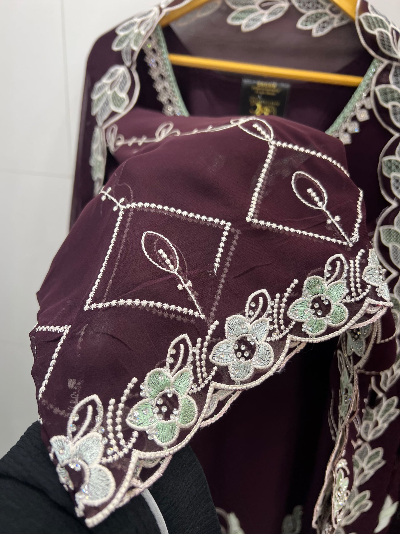 Embroidered  palazzo suits 2820