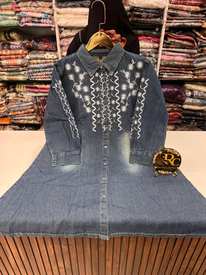 Denim embroidered tunics 2584