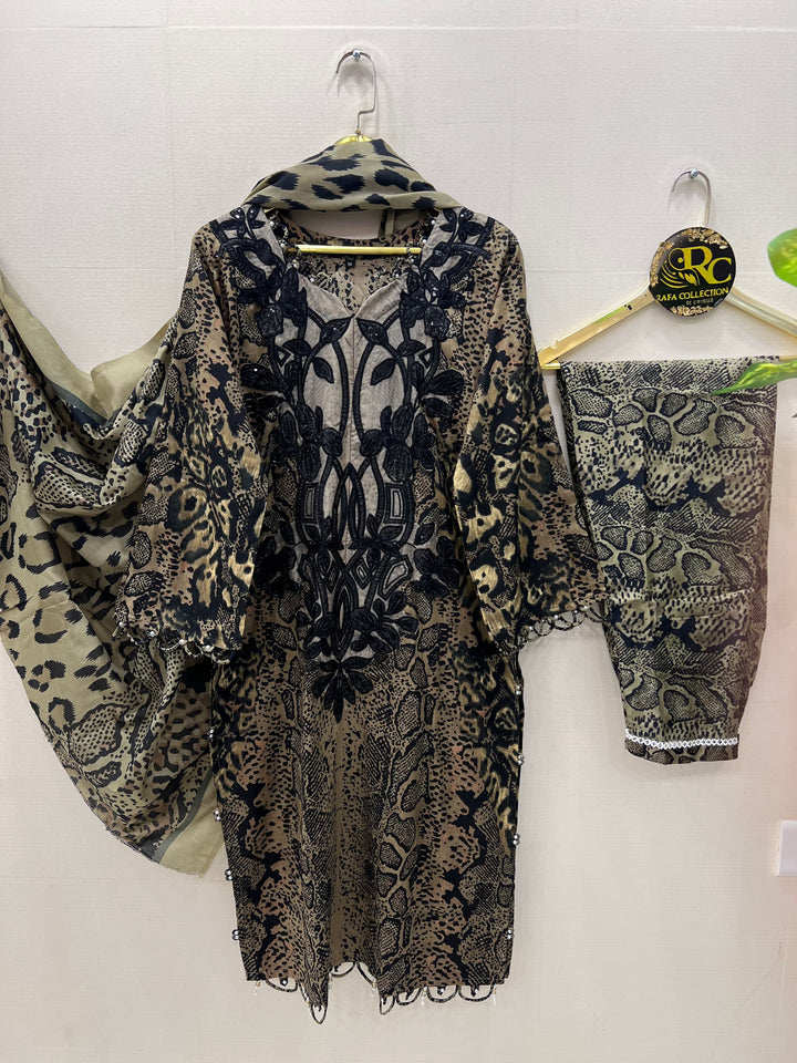 Cotton patch work suits for women 3006