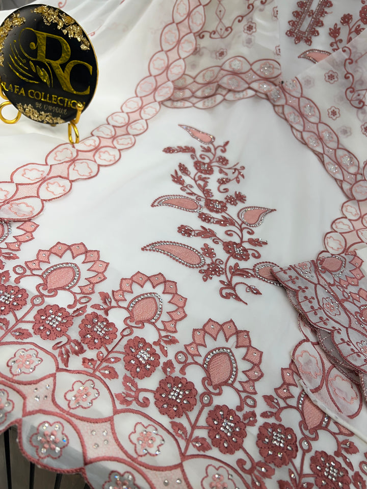 Stone embroidered suits 2781