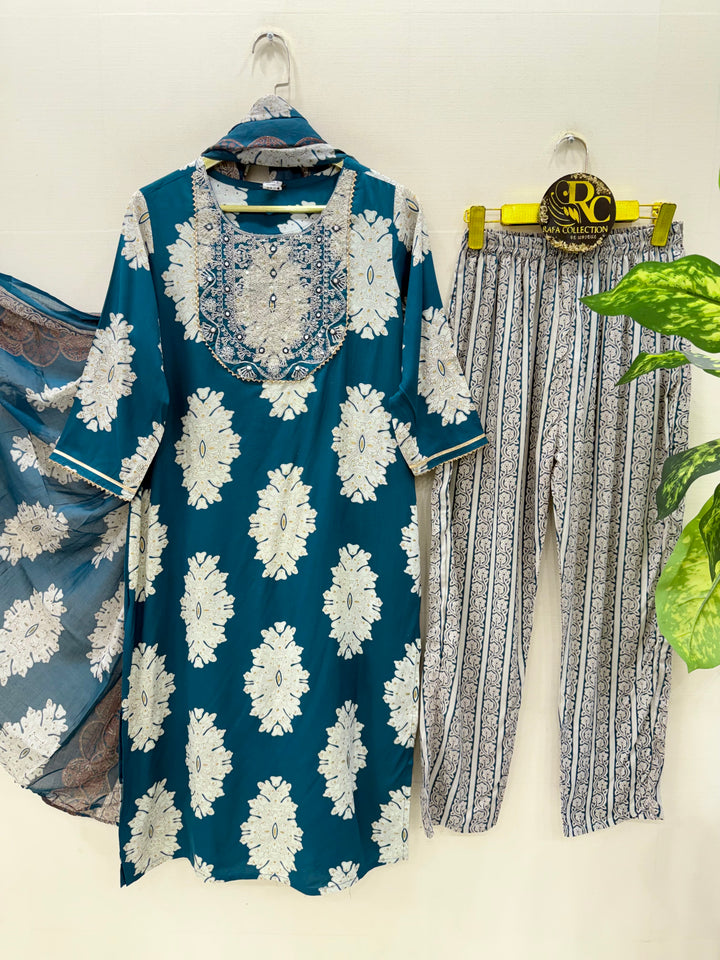 Rayon Kurti pant set