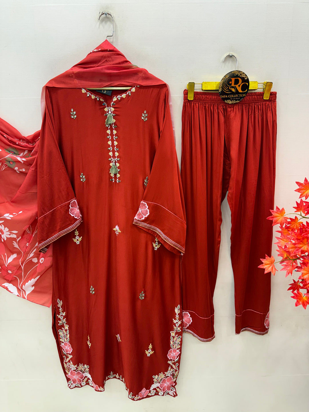 Embroidered Long Suits