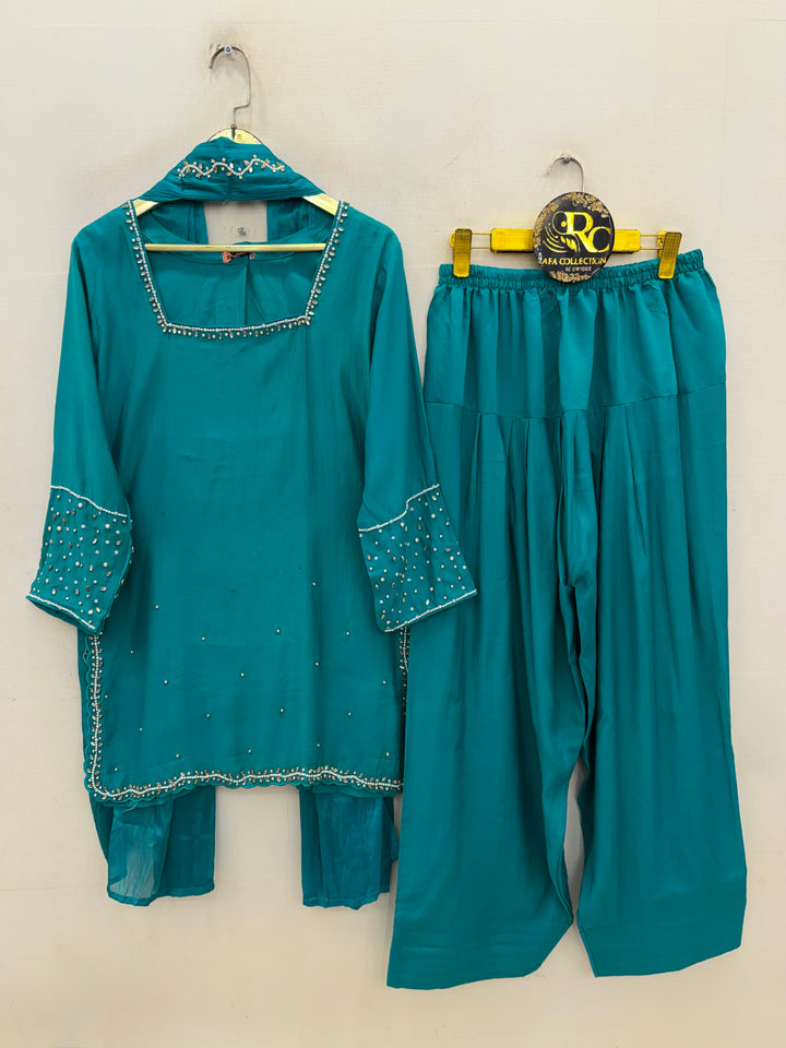 Handwork Farshi Salwar Suits