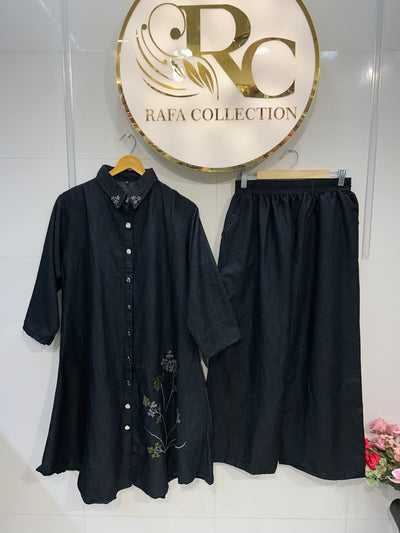 Denim Embroided Co-Ord Sets 433
