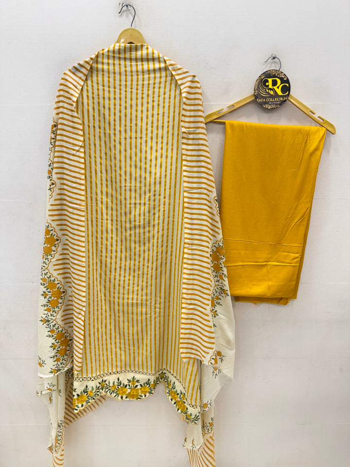 Cotton Unstitched Suits