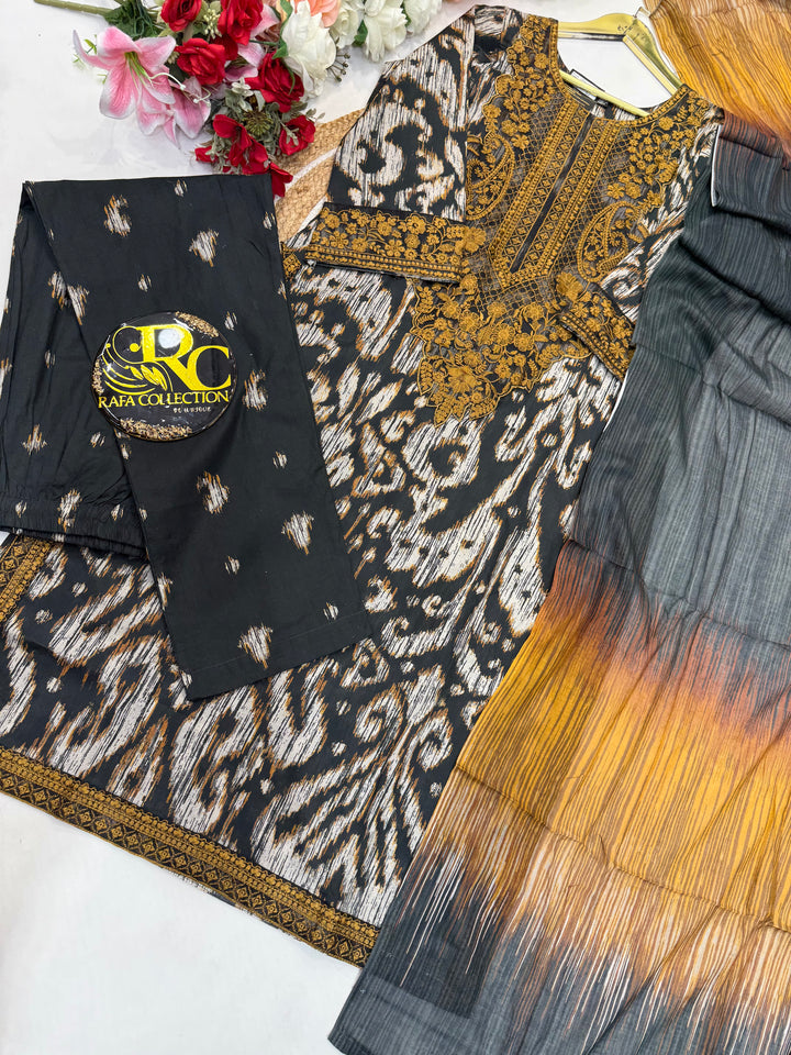 Pakistani patch work cotton suits for women
