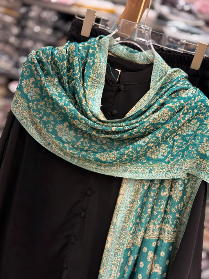Pashmina shawl sets black