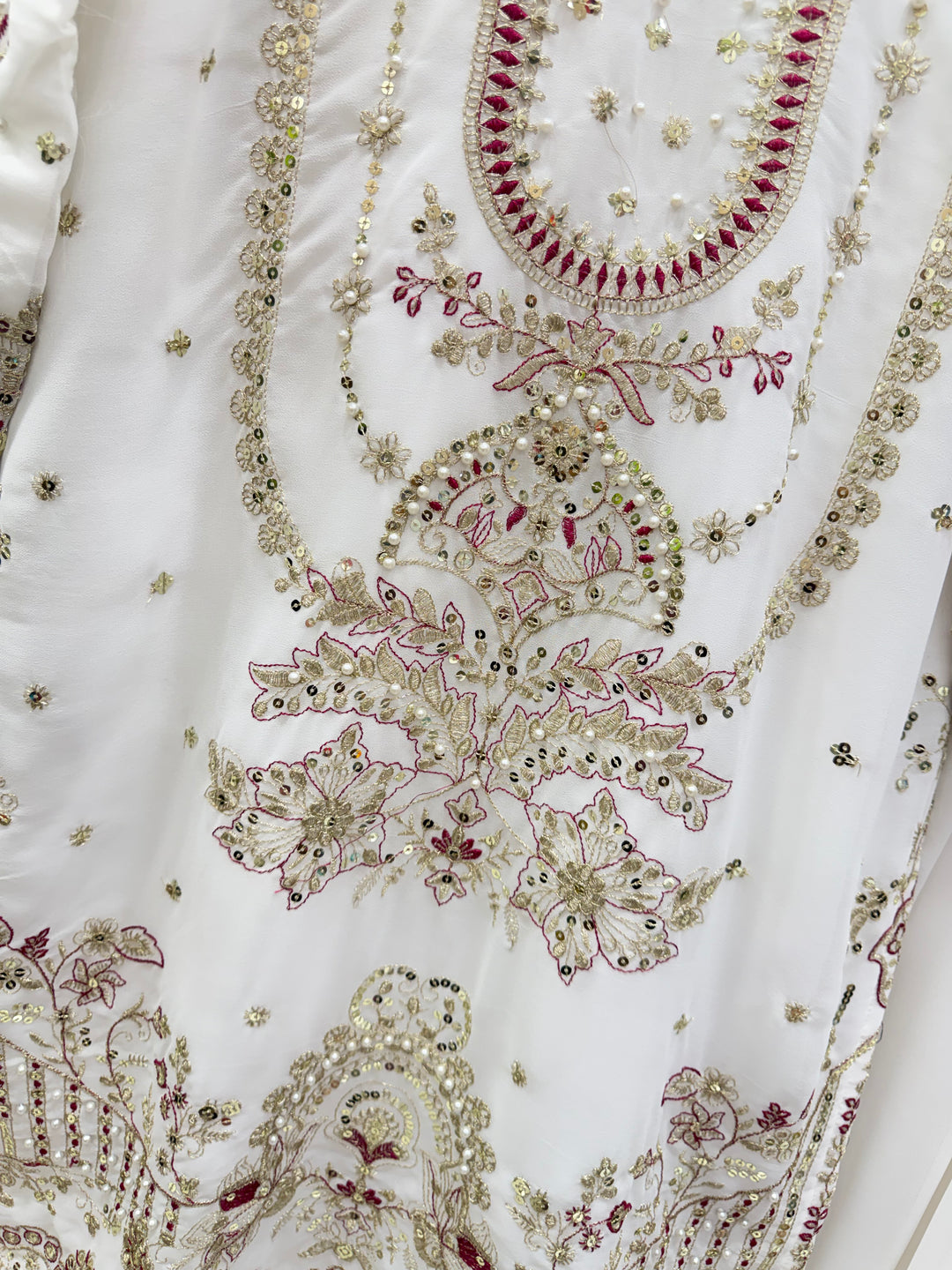 Pakistani pearl work suits
