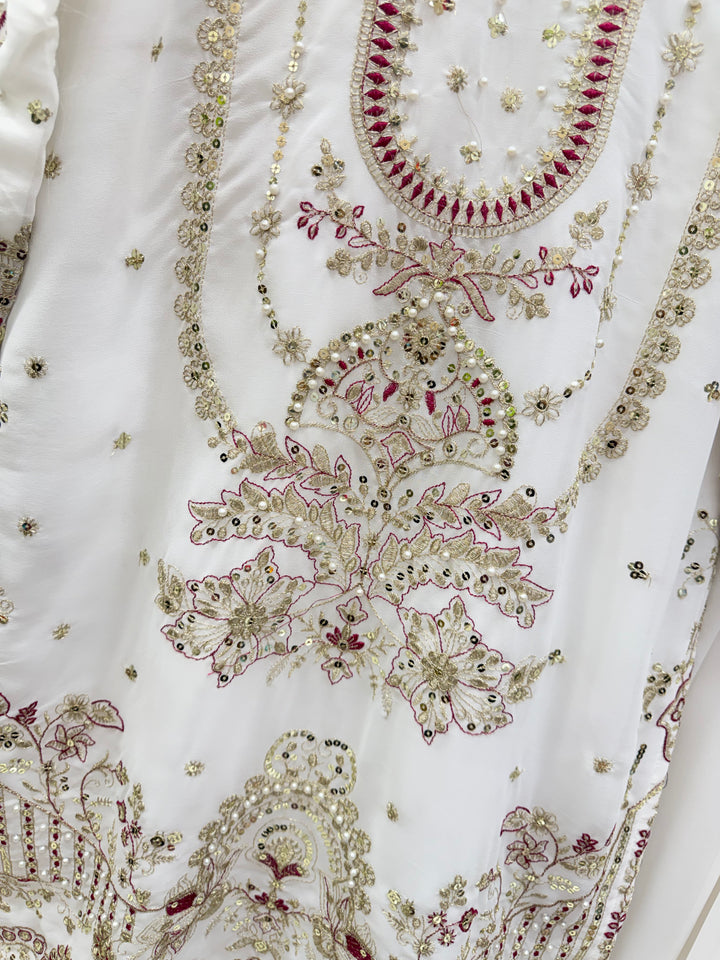 Pakistani pearl work suits