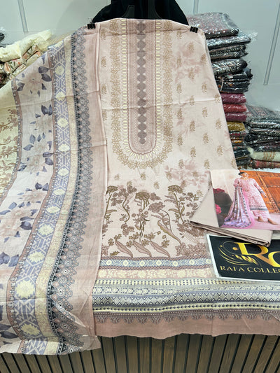 Cotton pakistani Unstitch Suit 1363