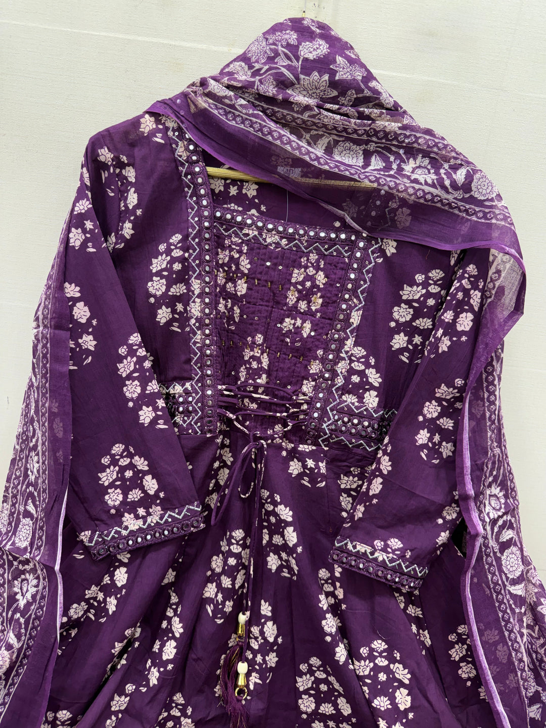 cotton A- line Suits